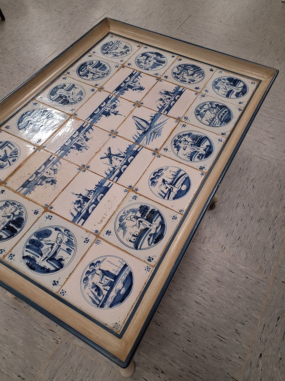 Vintage kakkelbord Holland